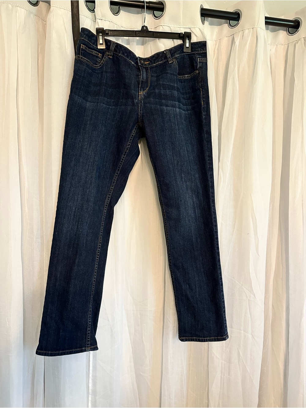 Liz Claiborne Dark Wash Straight Leg Jeans